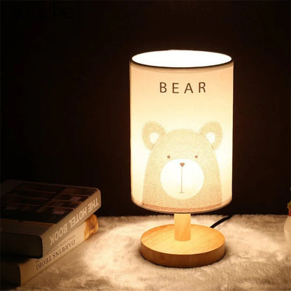 AnimalGlow LED Bordlampe Eventyrlig Dyredesign Natlampe Bordlamper Tech Butik Bjørn
