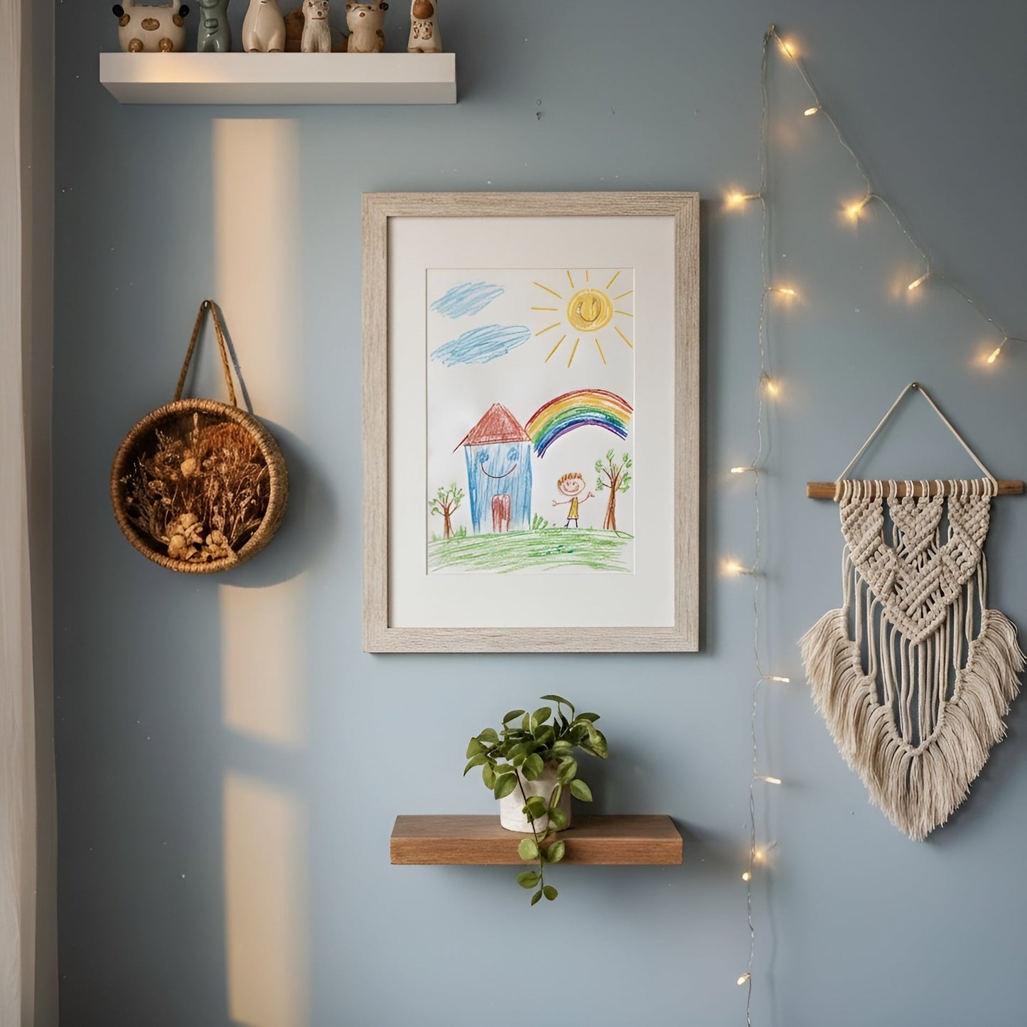 Story Maker Træramme til Børnetegninger – Fejr Hver Skabelse med Stil Billedrammer Tech Butik