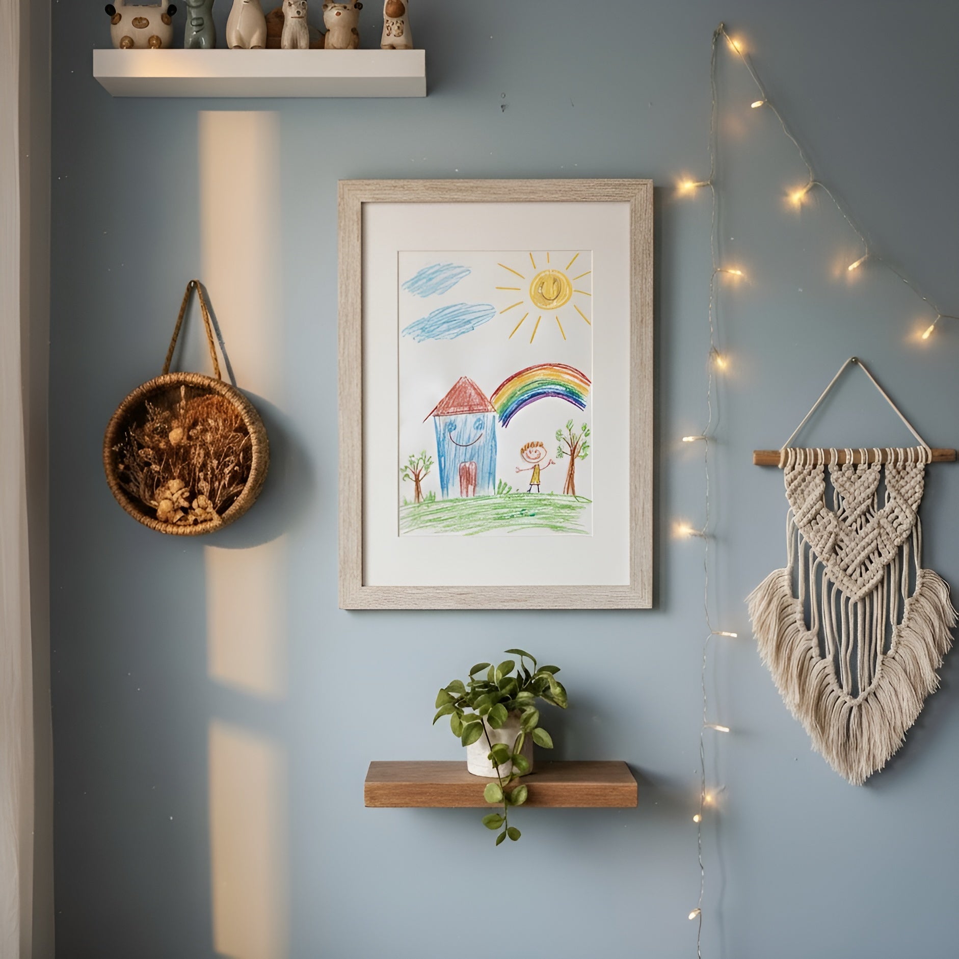 Story Maker Træramme til Børnetegninger – Fejr Hver Skabelse med Stil Billedrammer Tech Butik