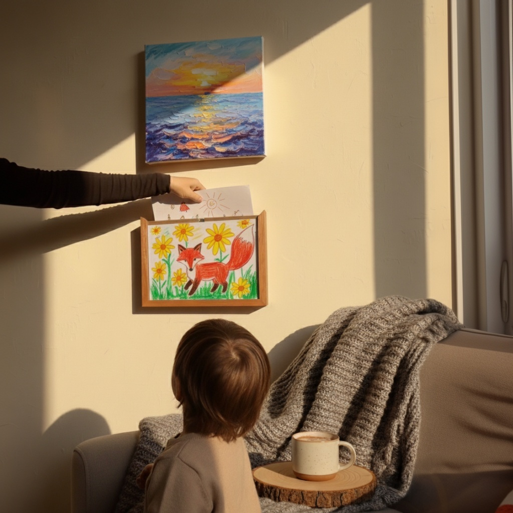 Story Maker Træramme til Børnetegninger – Fejr Hver Skabelse med Stil Billedrammer Tech Butik