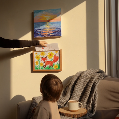 Story Maker Træramme til Børnetegninger – Fejr Hver Skabelse med Stil Billedrammer Tech Butik