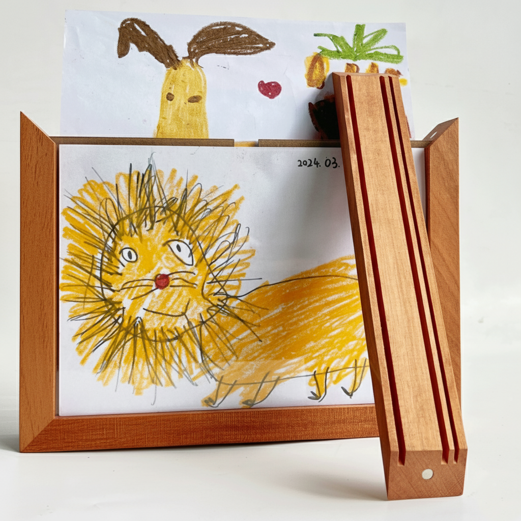 Story Maker Træramme til Børnetegninger – Fejr Hver Skabelse med Stil Billedrammer Tech Butik