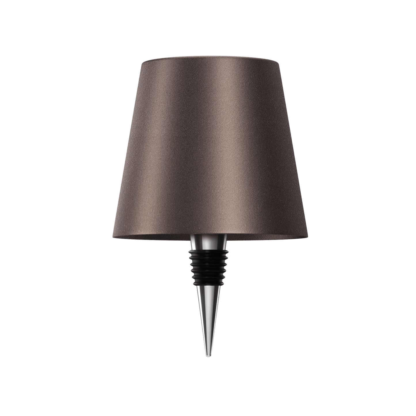 Trådløs Flaskelampe – Elegant Trådløs Belysning med et Kreativt Twist Table Lamp Tech Butik Mørkebrun