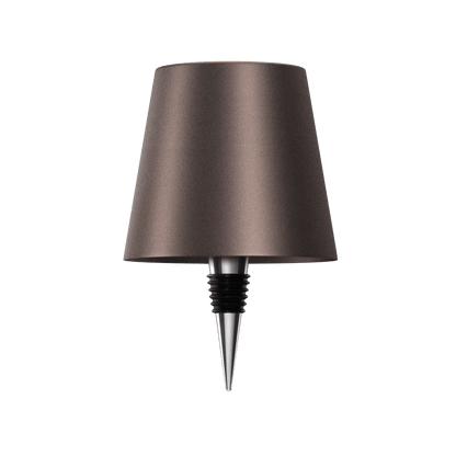 Trådløs Flaskelampe – Elegant Trådløs Belysning med et Kreativt Twist Table Lamp Tech Butik Mørkebrun