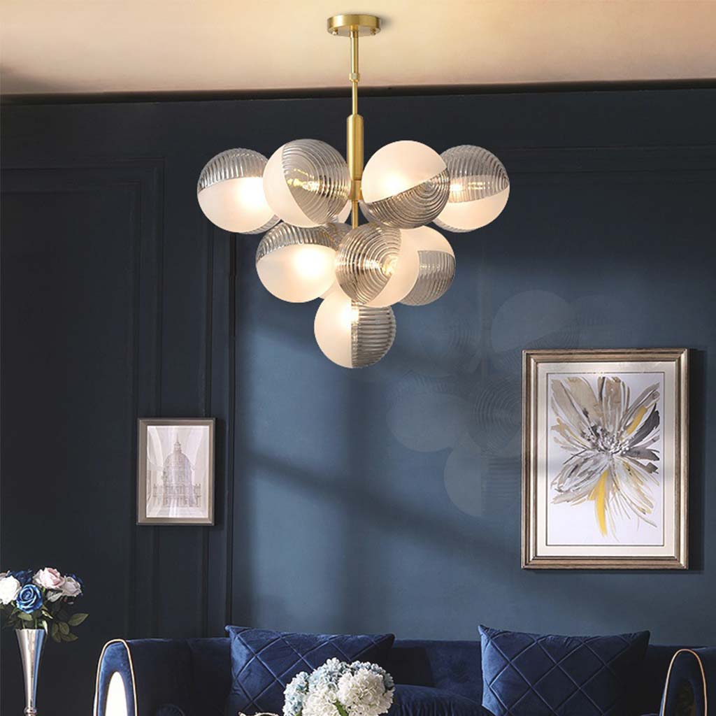 Glass Bubble Pendellampe – Kunstnerisk Elegance til Dit Hjem Chandeliers Tech Butik