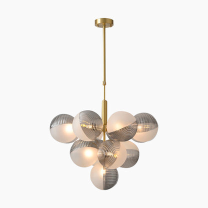 Glass Bubble Pendellampe – Kunstnerisk Elegance til Dit Hjem Chandeliers Tech Butik Røggrå 13 lys: Dia60cm*H103cm / Dia23.62"x H40.55"