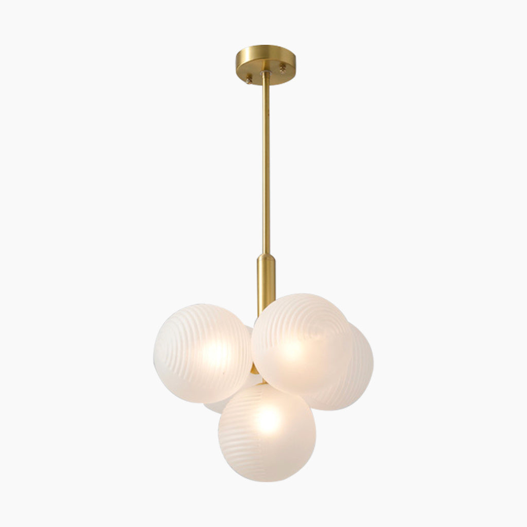 Glass Bubble Pendellampe – Kunstnerisk Elegance til Dit Hjem Chandeliers Tech Butik Hvid 5 lys: Dia37cm*H92cm / Dia14.57"x H36.22"