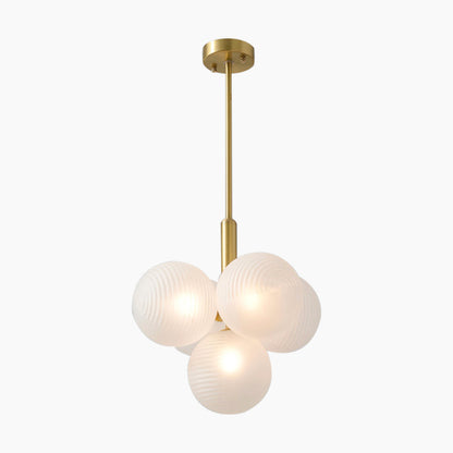 Glass Bubble Pendellampe – Kunstnerisk Elegance til Dit Hjem Chandeliers Tech Butik Hvid 5 lys: Dia37cm*H92cm / Dia14.57"x H36.22"