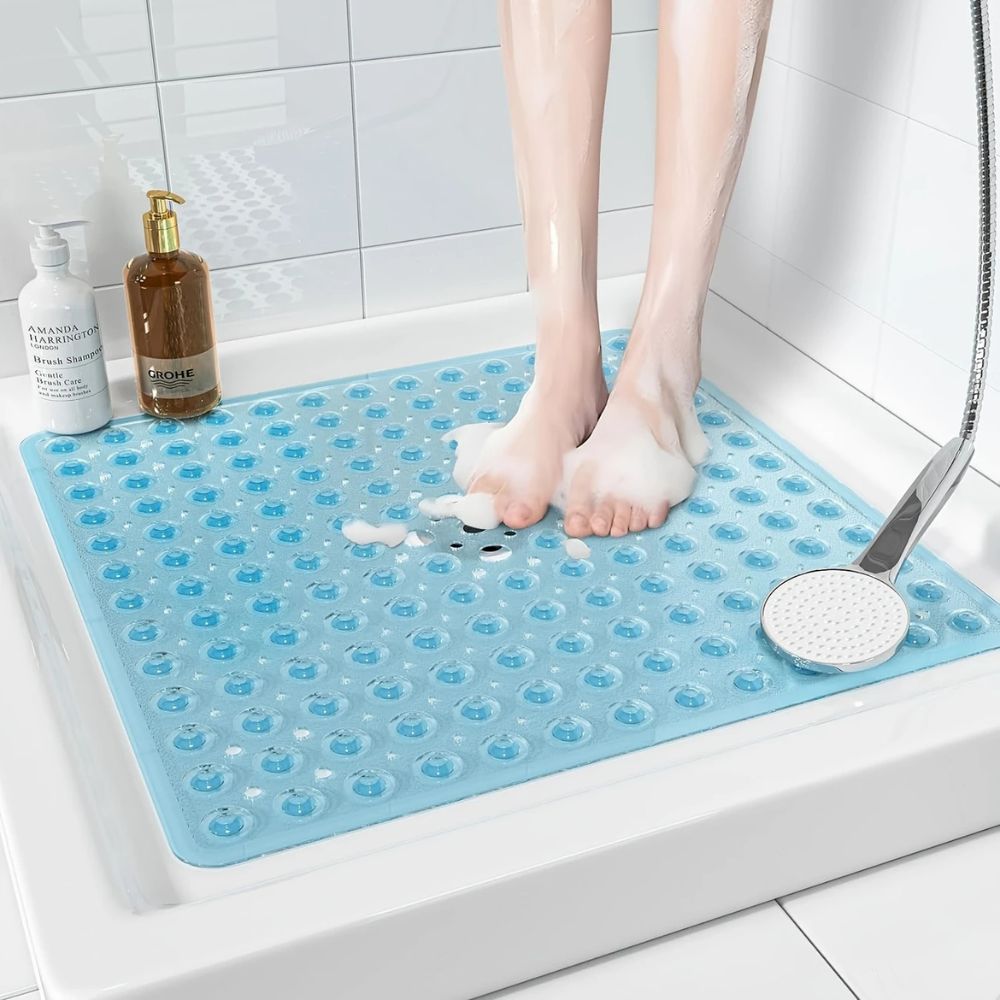 Badsikkerhed Non-Slip Suge-Måtte – Sikker Greb for Skridsikre Badeværelsesgulve Bath & Shower Mats Tech Butik