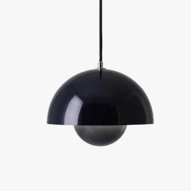 Charmerende Moderne LED Loftlampe til Nutidigt Interiør Pendellampe Tech Butik Blå Dia 23cm Kold Hvid