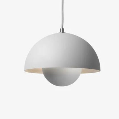 Charmerende Moderne LED Loftlampe til Nutidigt Interiør Pendellampe Tech Butik Grå Dia 23cm Kold Hvid