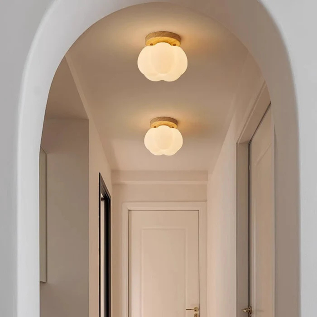 Charmerende græskarformet LED-loftslampe Loftlamper Tech Butik