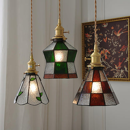 Chic Retro Hængelampe med Kunstnerisk Metal- og Glasdesign Hængelamper Tech Butik