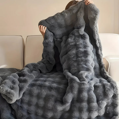 Chunky Knit Falsk Pels Vægtet Tæppe - Hyggelig & Stilfuld Vægtede tæpper Tech Butik