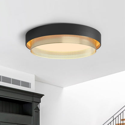 Cirkulært LED Loftlys i Hvid – Minimalistisk Belysning til Stue og Kontor Loftlamper Tech Butik