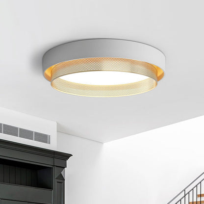 Cirkulært LED Loftlys i Hvid – Minimalistisk Belysning til Stue og Kontor Loftlamper Tech Butik Hvid Kold Hvid