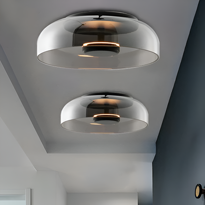 Moderne Glas Skål LED Væglampe – Slank & Elegant Stemningsbelysning Ceiling Lamp Tech Butik
