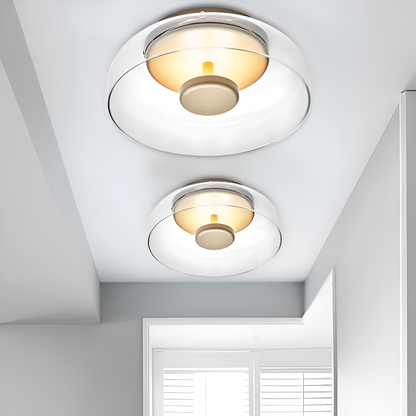 Moderne Glas Skål LED Væglampe – Slank & Elegant Stemningsbelysning Ceiling Lamp Tech Butik