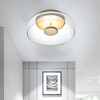 Moderne Glas Skål LED Væglampe – Slank & Elegant Stemningsbelysning Ceiling Lamp Tech Butik