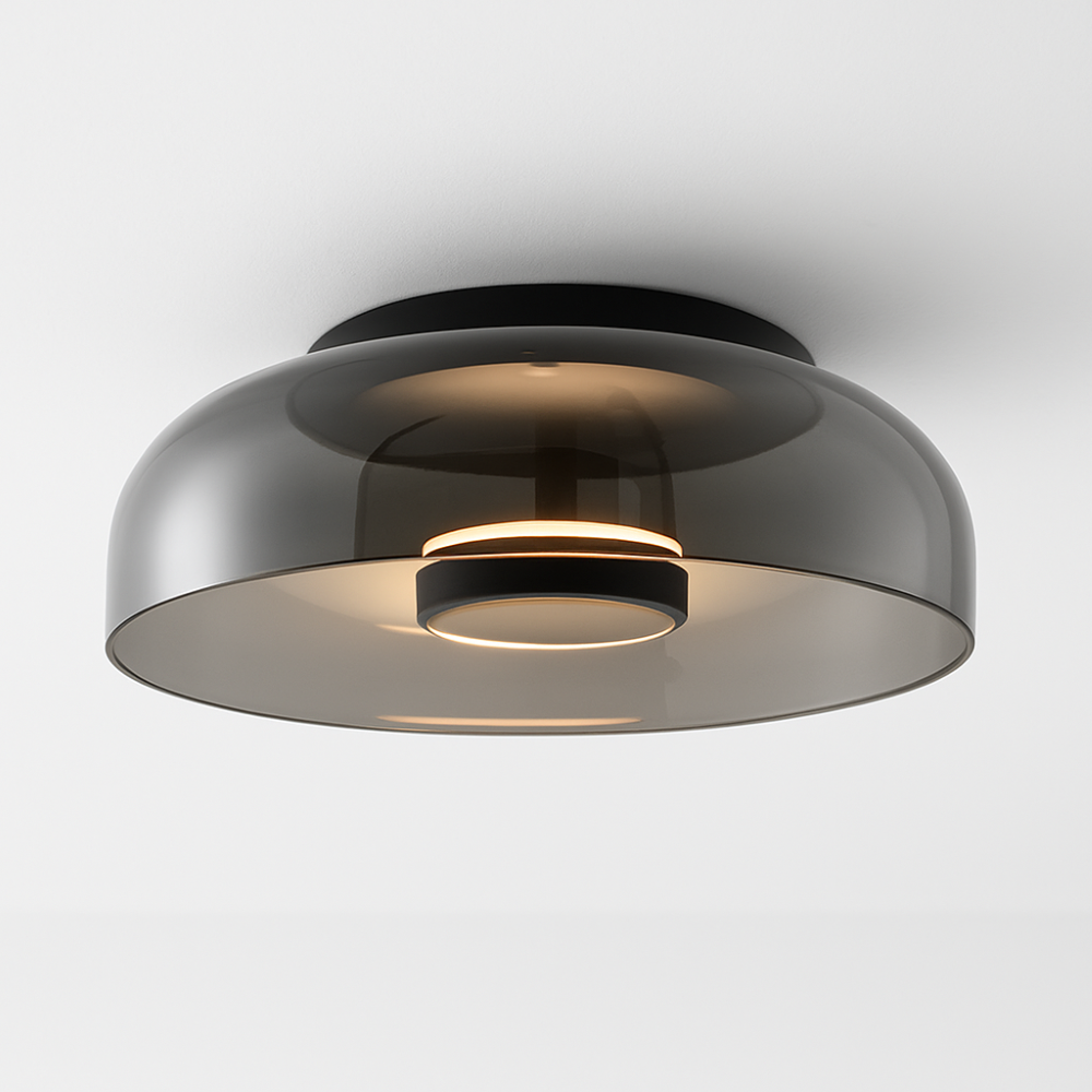Moderne Glas Skål LED Væglampe – Slank & Elegant Stemningsbelysning Ceiling Lamp Tech Butik