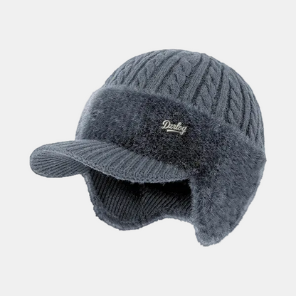 Coldshield Trapper – Varm, Isoleret & Vindafvisende Vinterhue Hat Tech Butik Grå