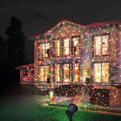 Udendørs Laserlysprojektor – Fantastiske visuelle effekter til natlig dekoration Home Decor Tech Butik