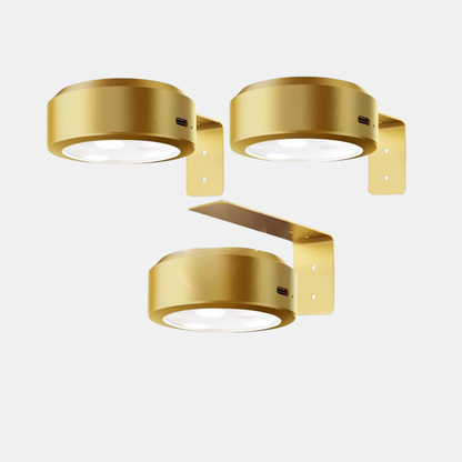 Trådlampet LED Væglampe – Fremhæv Dit Kunstværk med Stil Tech Butik Guld