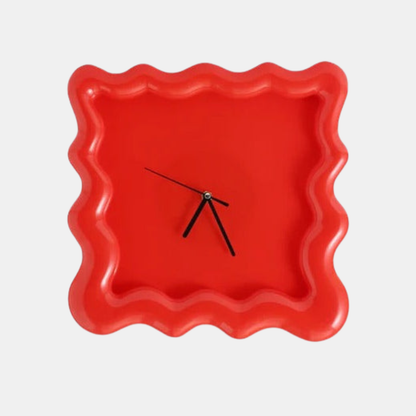 Minimalistisk Vægur til Moderne Hjemmedekoration Clocks Tech Butik Rød