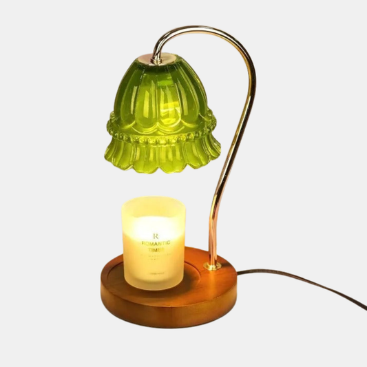 Candle Warmer Lampe - Elegant Stemning Møder Sikker, Beroligende Duft Lamp Tech Butik A