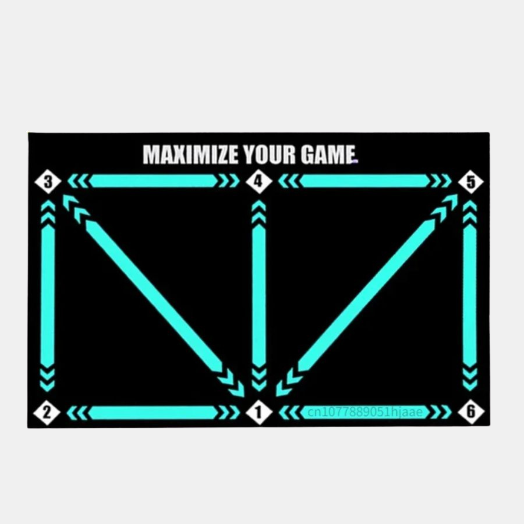 Soccer Pro Træningsmåtte og Videotræningsprogram – Mestr Dine Færdigheder Hjemmefra Football Pro Training Mat Tech Butik Kun Mat