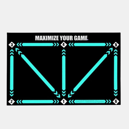 Soccer Pro Træningsmåtte og Videotræningsprogram – Mestr Dine Færdigheder Hjemmefra Football Pro Training Mat Tech Butik Kun Mat