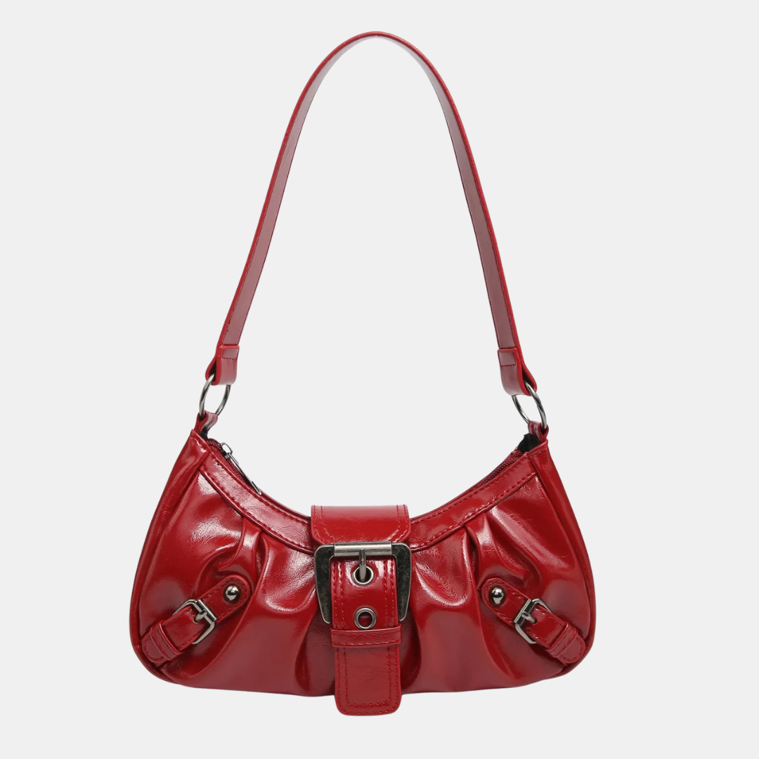 Retro Dame-Skuldertaske – Chic og Alsidig Crossbody Bag Tech Butik Rød