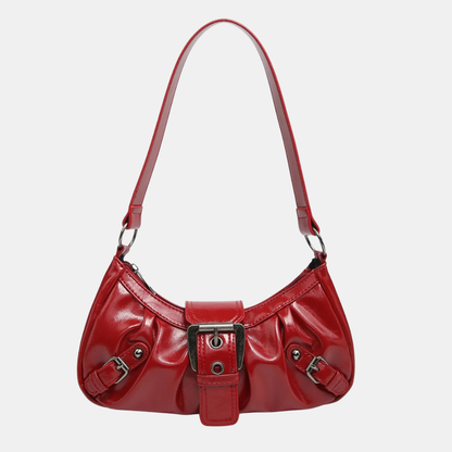 Retro Dame-Skuldertaske – Chic og Alsidig Crossbody Bag Tech Butik Rød