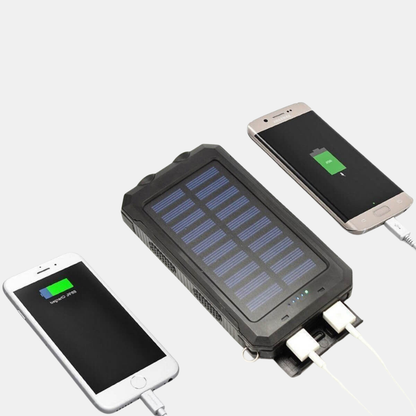 Solopladnings Vandtæt Powerbank | Miljøvenlig Strøm Overalt Powerbanks Tech Butik