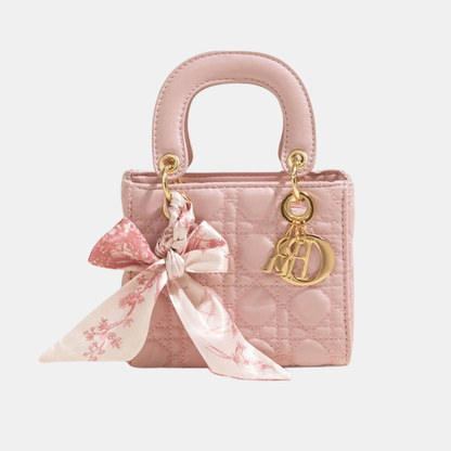 Chic-Bow Mini Håndtaske – Sofistikation med Et Feminint Touch Bags, Pouches & Wallets Tech Butik Lodret lyserød