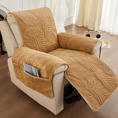 Lænestolsbetræk med Bladmønster – Stilfuld Beskyttelse til Din Yndlingsstol Tech Butik