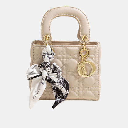 Chic-Bow Mini Håndtaske – Sofistikation med Et Feminint Touch Bags, Pouches & Wallets Tech Butik Lodret beige