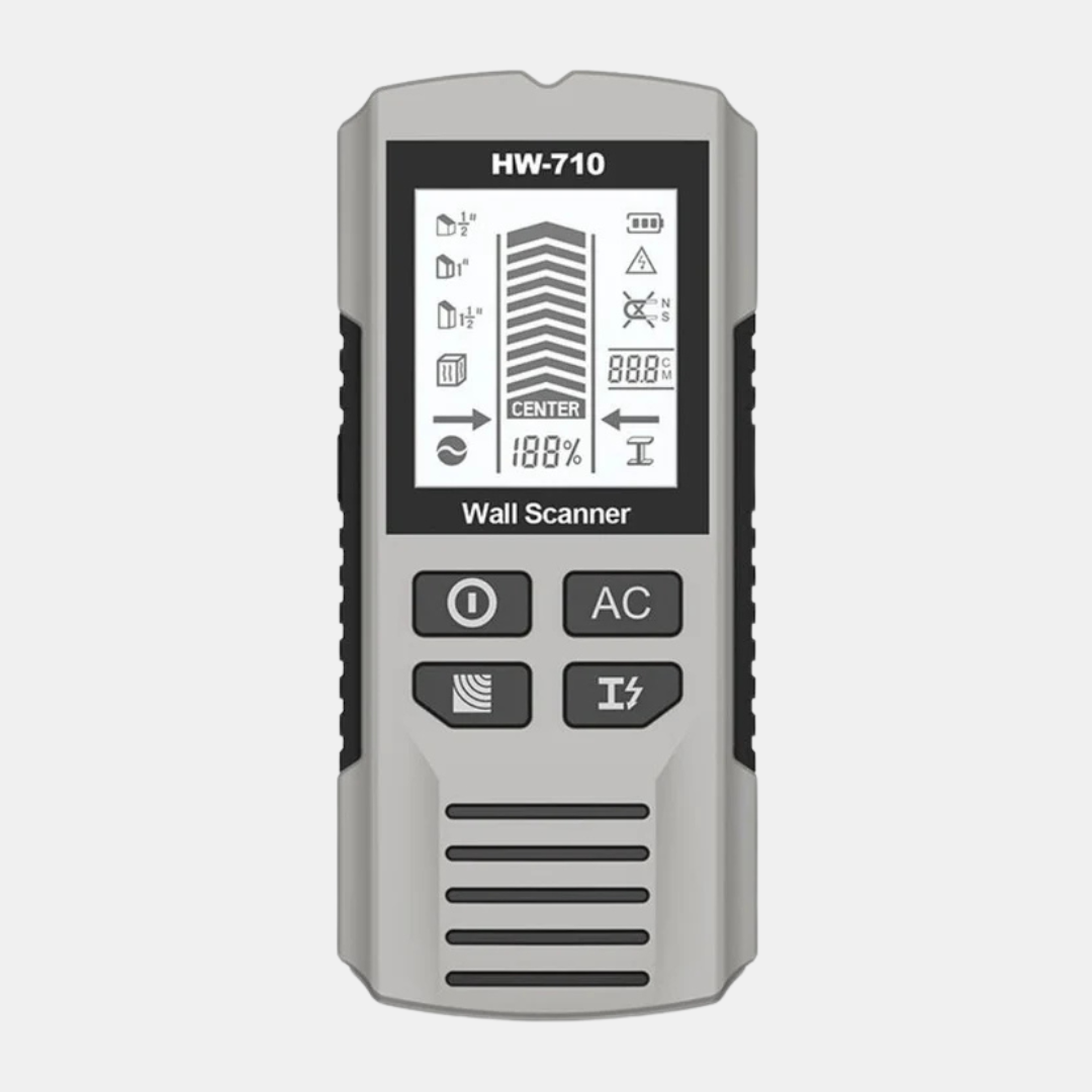 Metal Detector Vægscanner – Bor Sikkert og Undgå Skjulte Faremomenter Elværktøj Tech Butik Sølv