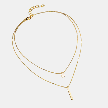 Halskædesæt med Guldvedhæng – Et Strejf af Tidløs Elegance Jewelry Necklace Bar Tech Butik Guld