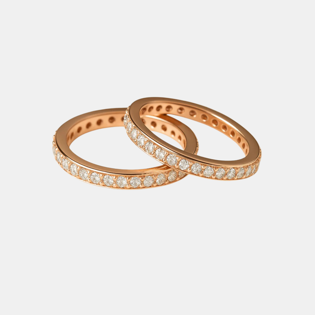 Elegante Scope Ringe – Fin Elegance, Tidløs Glans Jewelry Ring Standard Tech Butik Rose guld Diameter (mm):49