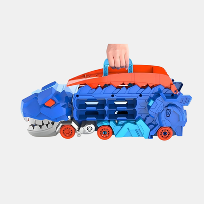 Foldbar Dinosaur-Van – Kreativ Leg for Børn Legetøjslastbiler Tech Butik