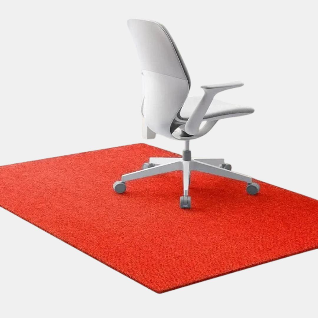 Kontorstolsmåtte – Holdbar gulvbeskytter til hårde gulve Office Chair Mat Tech Butik Rød 60x90cm