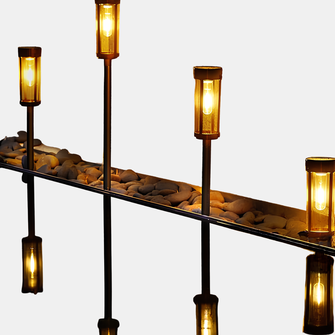 Solcelledrevet Fakkel Udendørs Lys – Miljøvenlig Elegance til Din Have Udendørs belysning Tech Butik 2