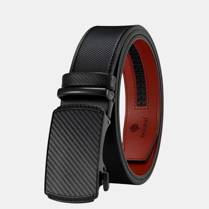Herre Luksus Læder Automatisk Bælte – Stil, Komfort og Tidløs Elegance Bælter Tech Butik Sort 115CM