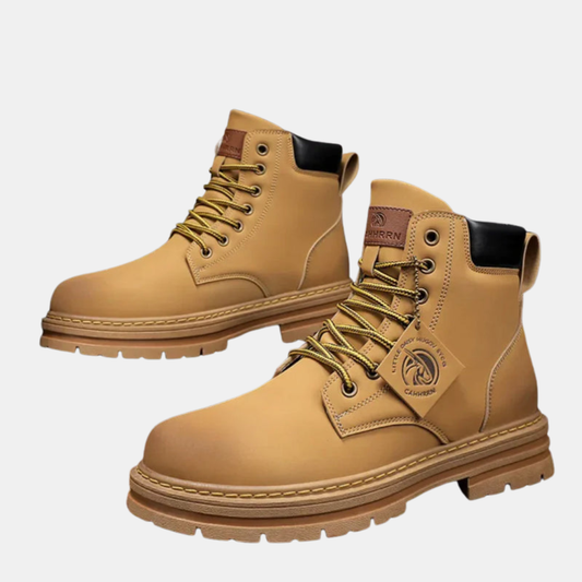 Vandtætte Snørebåndsstøvler til Mænd – Stilfuld Komfort ved Hvert Skridt Men Shoes Tech Butik Brun 39