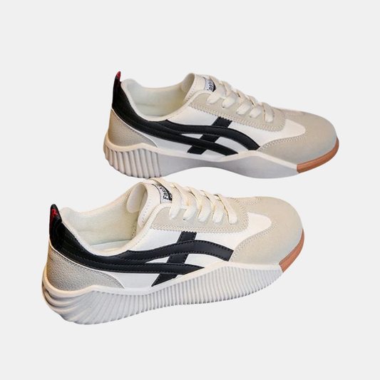 Kvinders Vintage Ortopædiske Sneakers – Stilfuld Komfort i Hvert Skridt Women's Shoes Tech Butik Sort 35