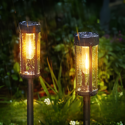 Solcelledrevet Fakkel Udendørs Lys – Miljøvenlig Elegance til Din Have Udendørs belysning Tech Butik
