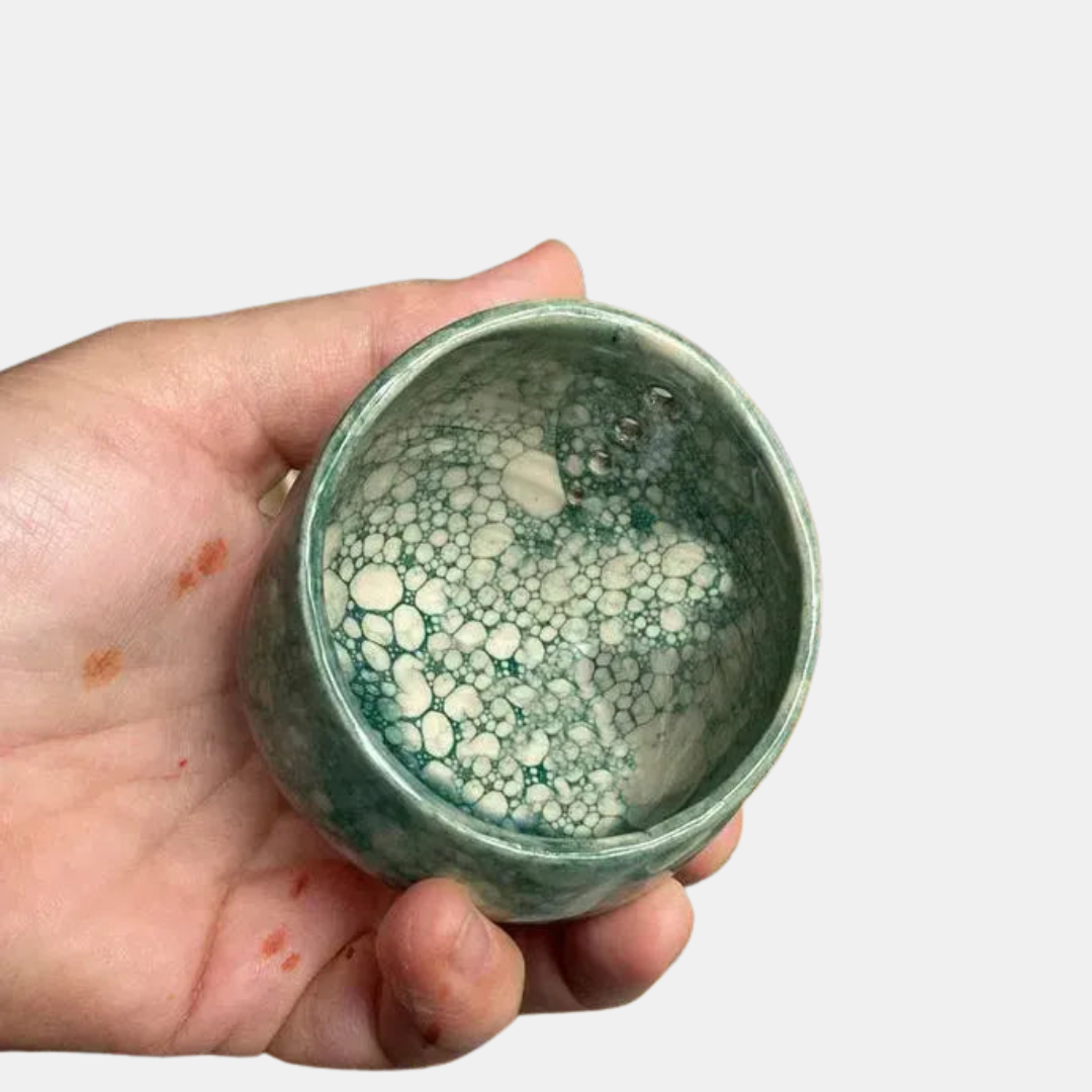 Keramisk Urte Skraber – Funktionel Kunst til Dit Køkken Tech Butik Grøn Diameter: 12 cm