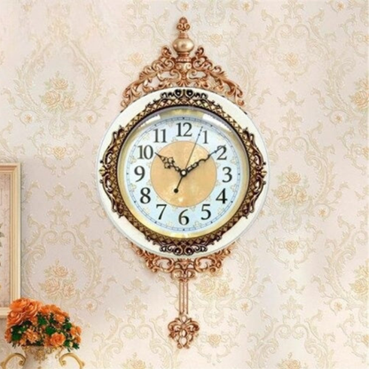 Luksuriøst Pendul Vægur – Elegant Ur med Dynamisk Svingdesign Vægure Tech Butik Lysblå