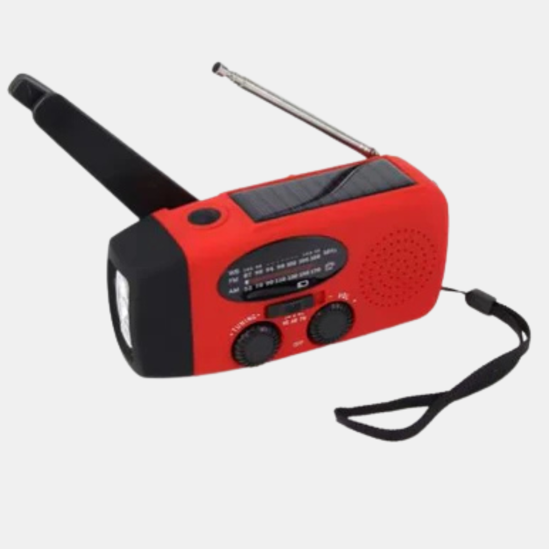 Multifunktionel Solcelledrevet Nødradio – Hold Forbindelsen, Sikker & Forberedt Overalt Nødradioer Tech Butik